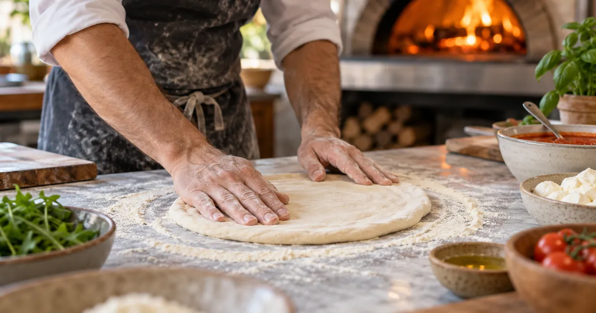 Four d'une pizzeria