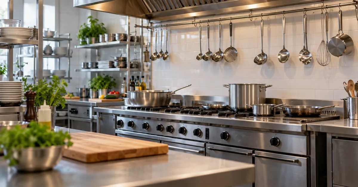 Hotte de cuisine professionnelle