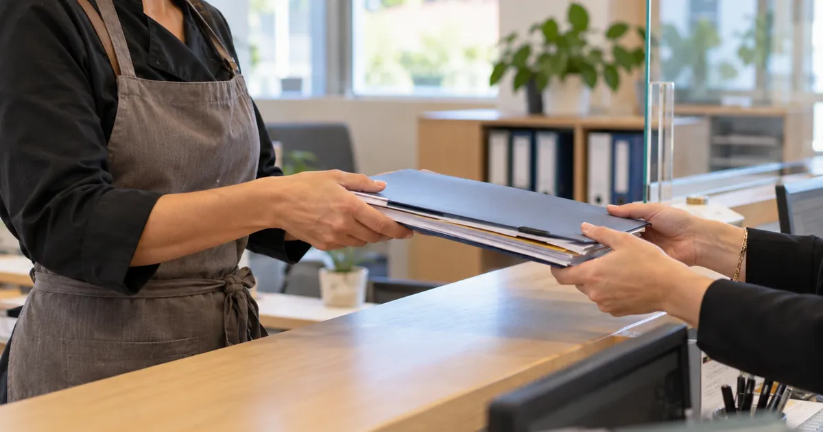 Dépôt d'une déclaration de licence en mairie